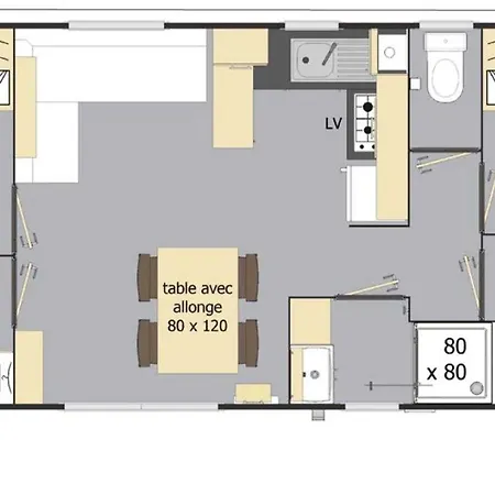 Hotel Mobilhome 4 Etoiles - Piscine - Efdaef Miannay