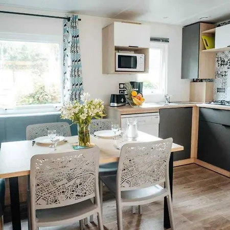 Mobilhome 4 Etoiles - Piscine - Efdaef 3* Miannay